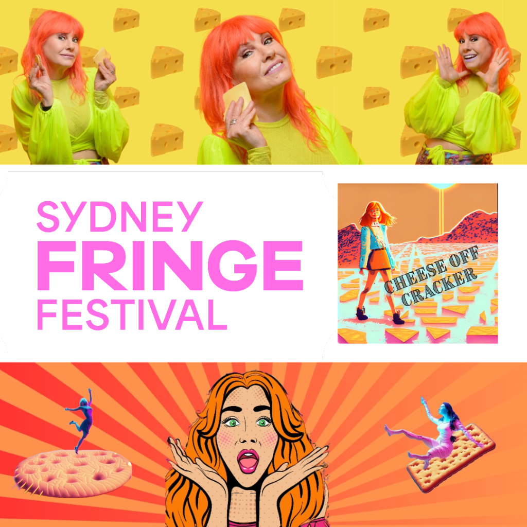 Cheese Off Cracker cabaret show banner